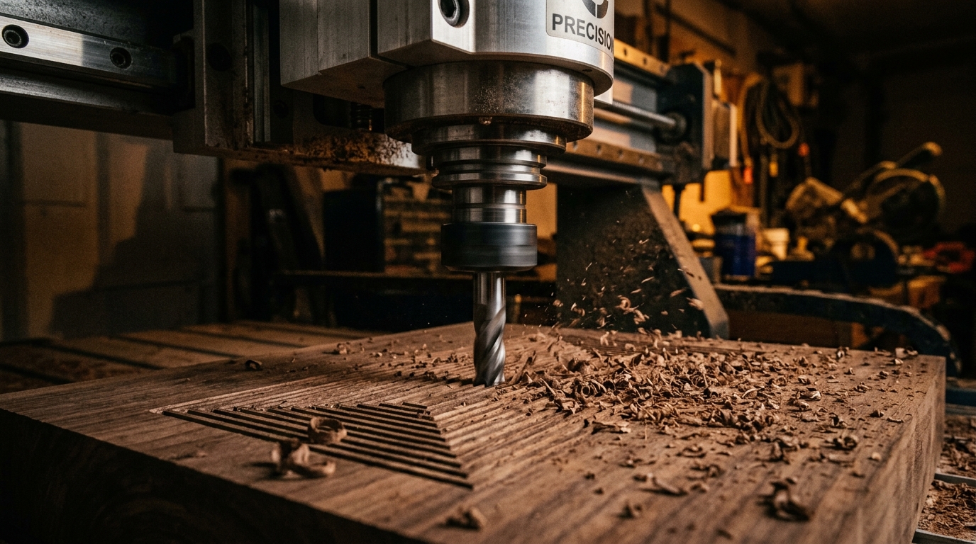Образец: Прецизна CNC обработка на детайл от масивна дървесина